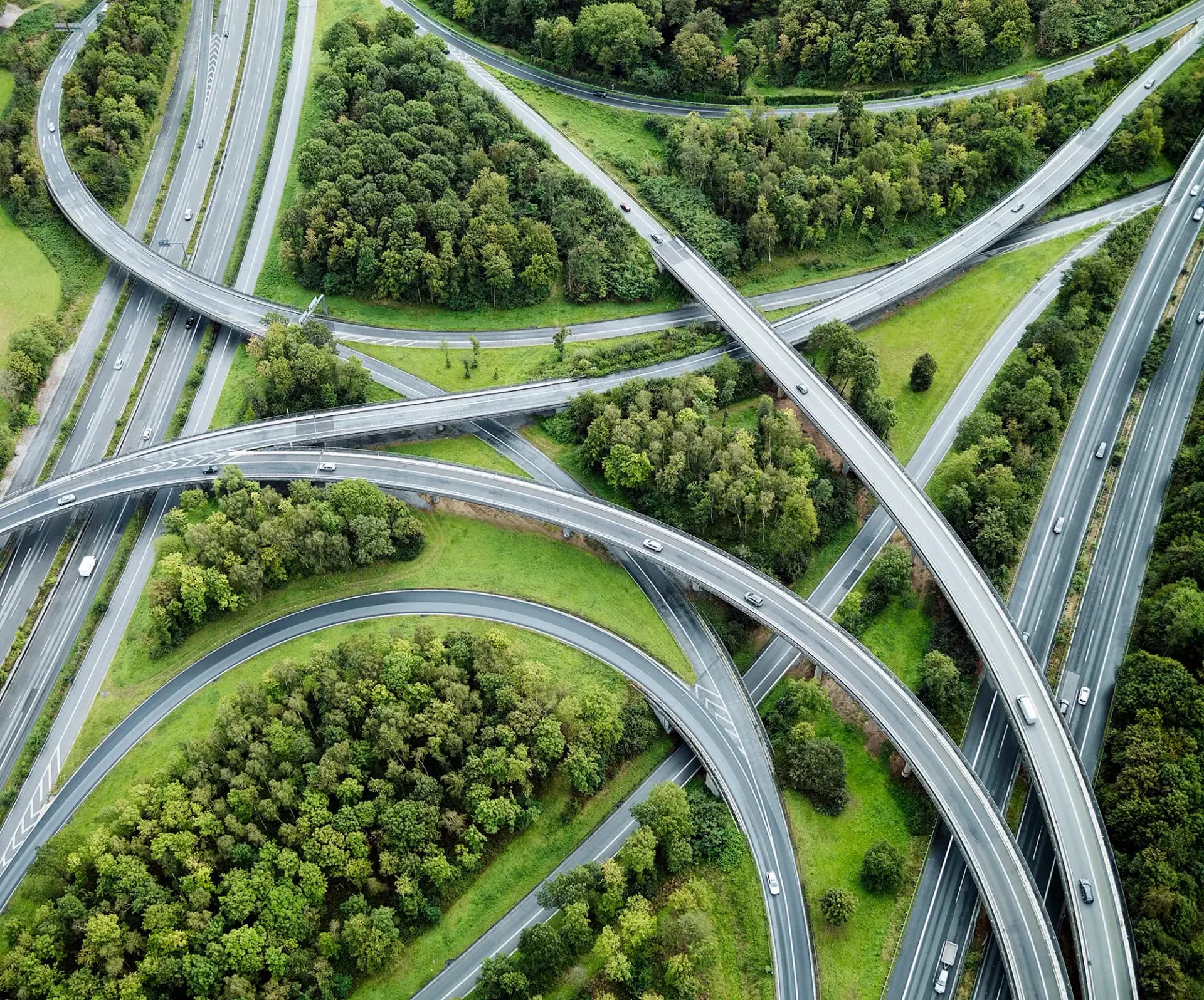 Highway interchange — global network