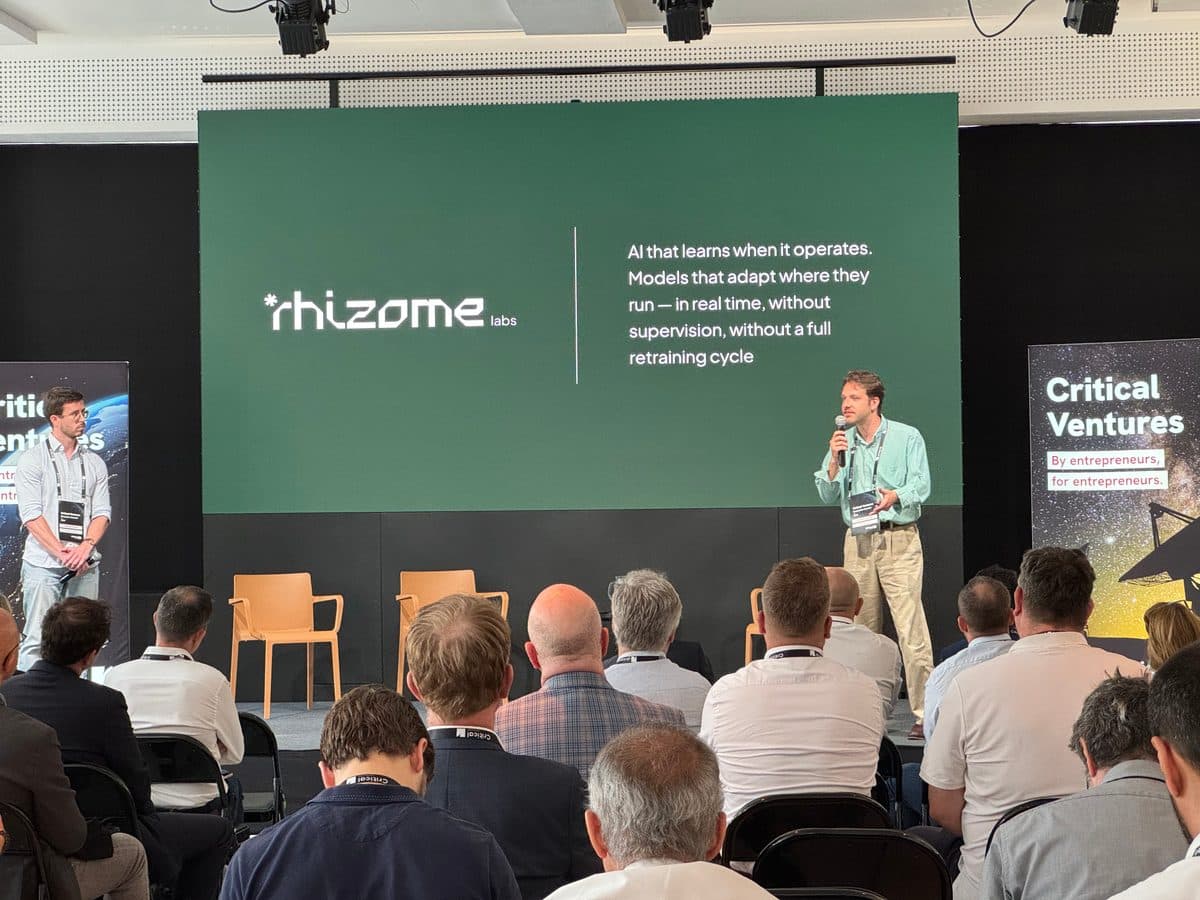 Rhizome Labs presenting at the Critical Ventures ecosystem summit